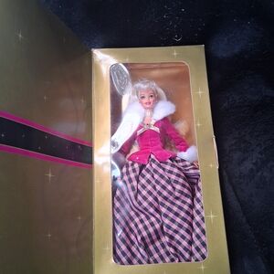 Barbie Doll with Pink Top and Checkered Skirt